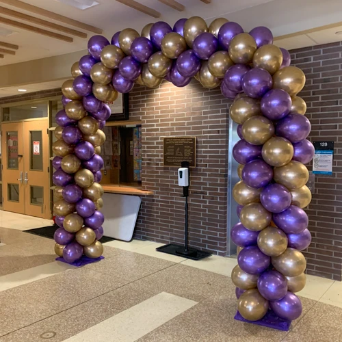 arches & columns spiral garland arch