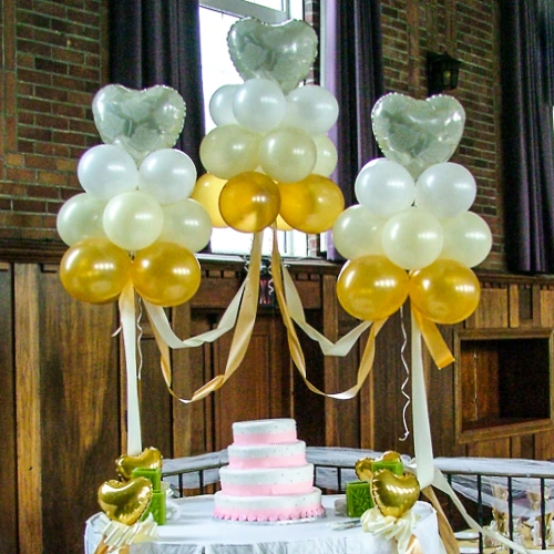 fantasy cloud backdrop with streamers