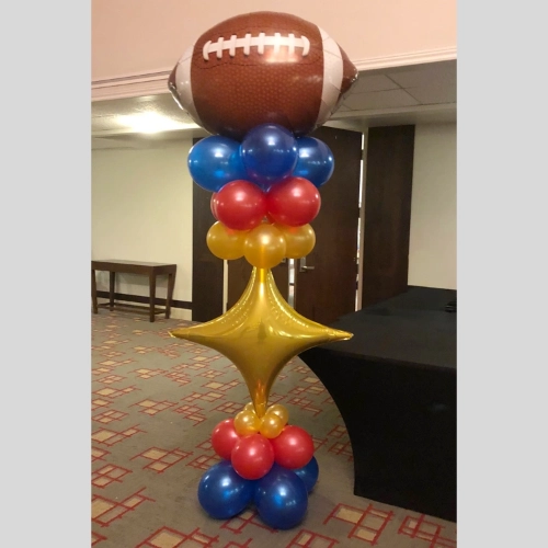 football foil balloon column