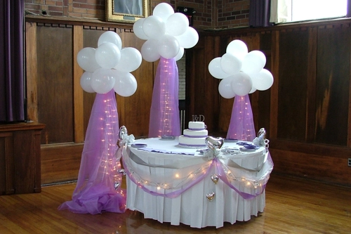 ceiling & table treatments balloon clouds with tails