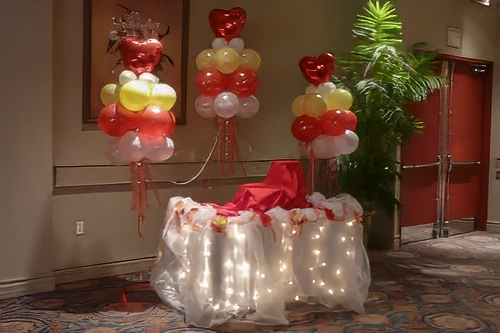 ceiling & table treatments fantasy cloud balloons