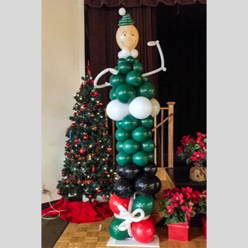 balloon elf for Christmas party