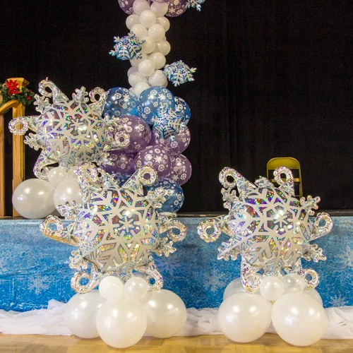 snowflakes for Christmas party