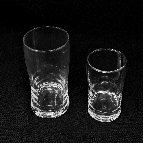 hiball glass and juice glass