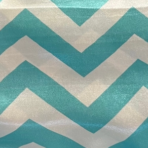 turquoise chevron