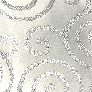 white silver swirl